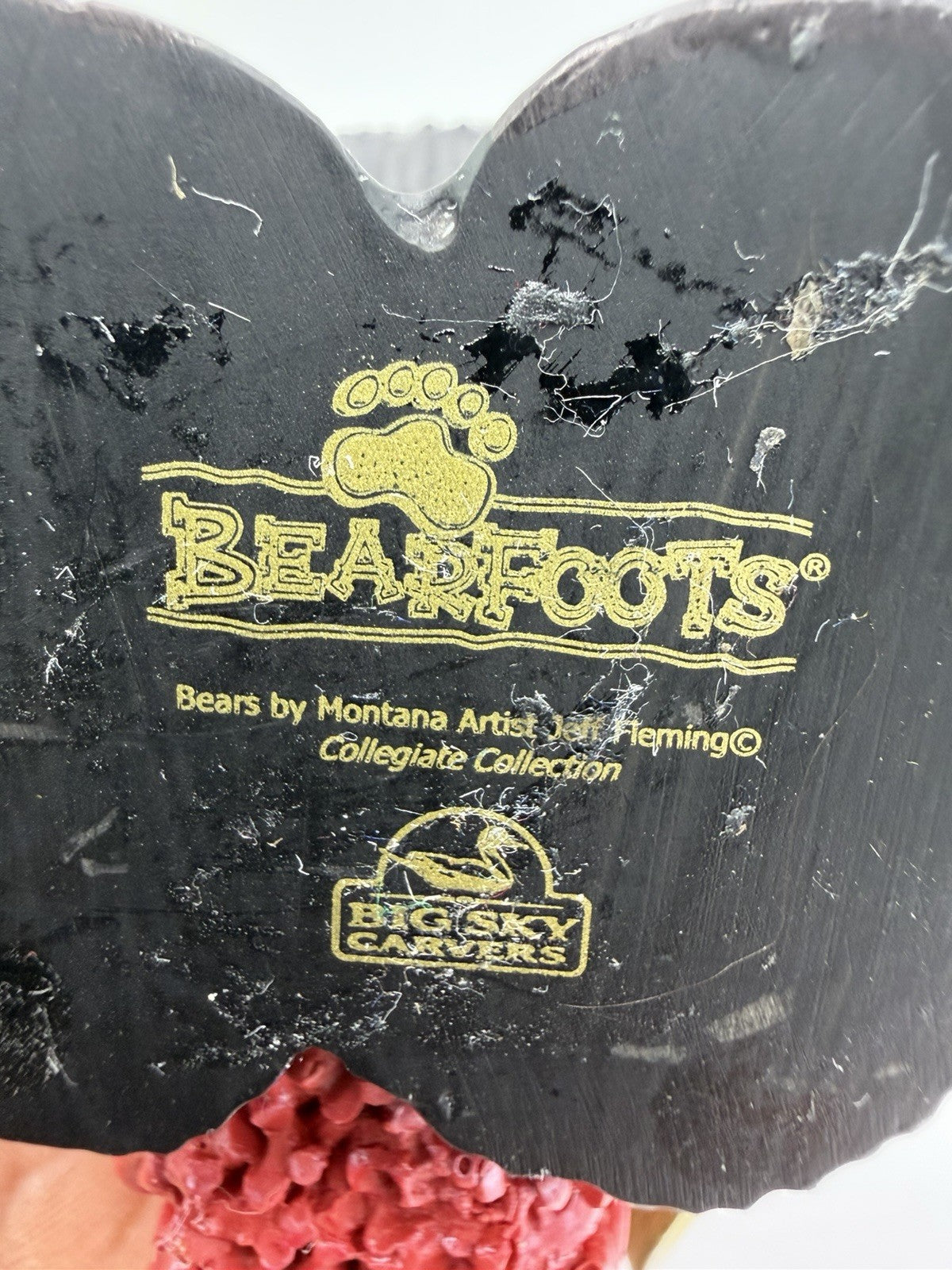 Rare Bearfoots Wisconsin Collegiate Collection Big Skies Carvers Figurine