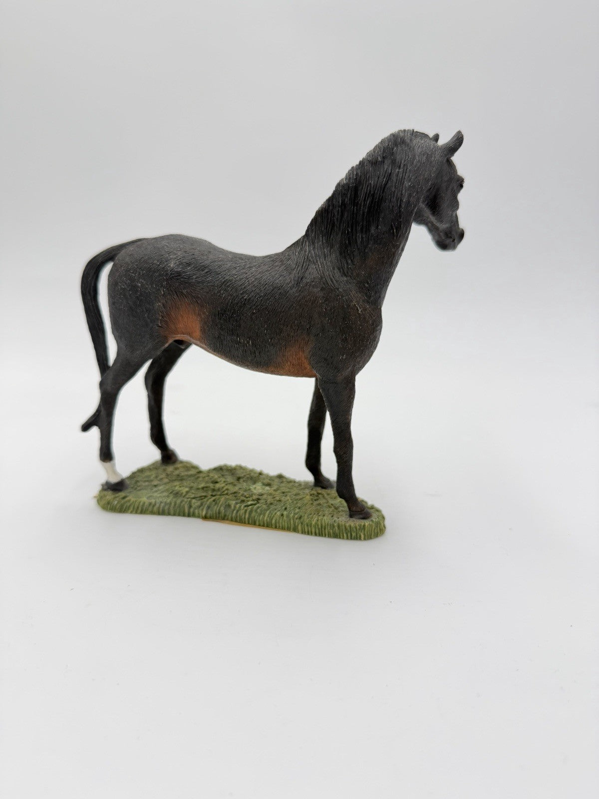Rare Country Artists Morgan Dark Night Horse Figurine 6”H