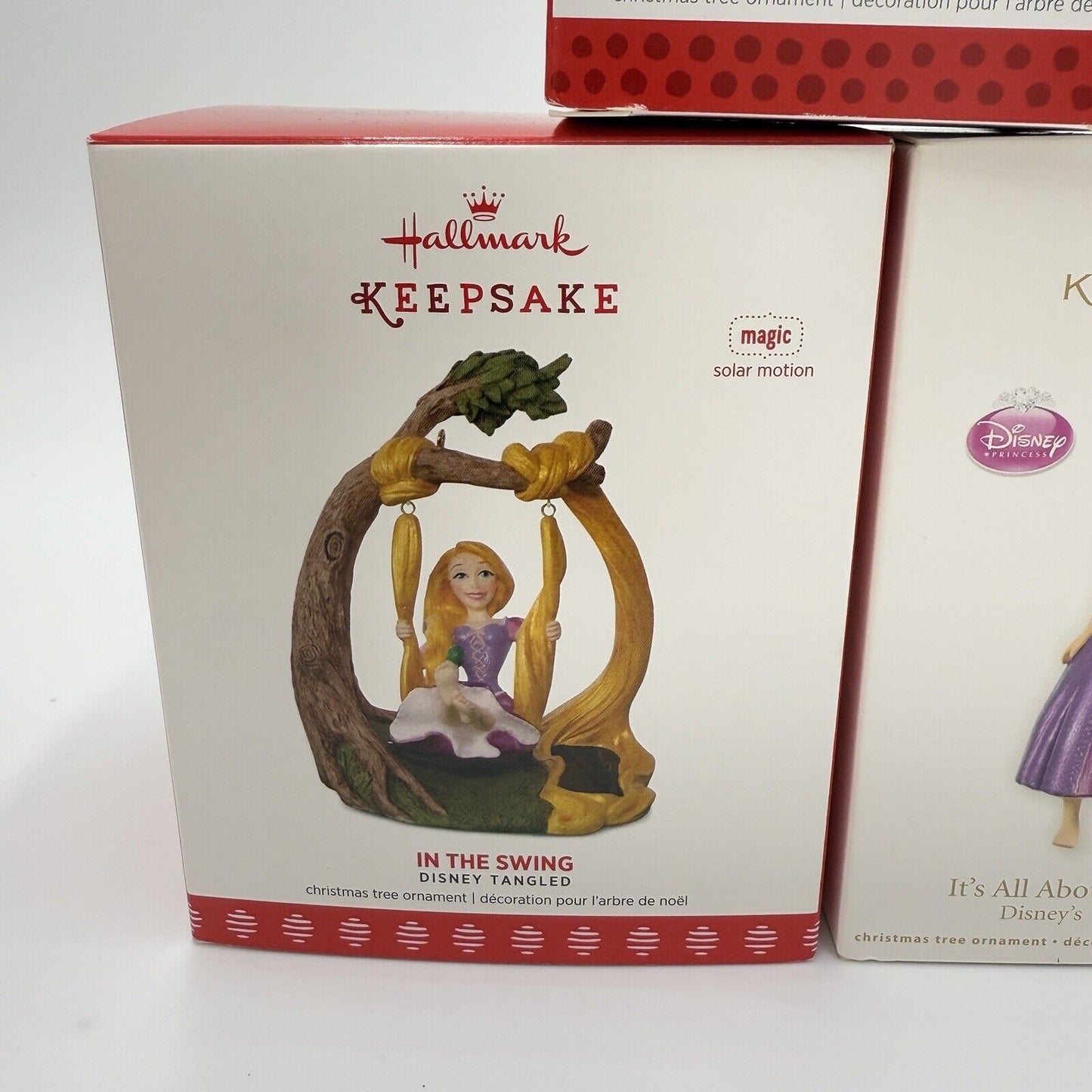 Hallmark Keepsake Disney’s Tangled Rapunzel Christmas Ornaments 2012-2013 2017