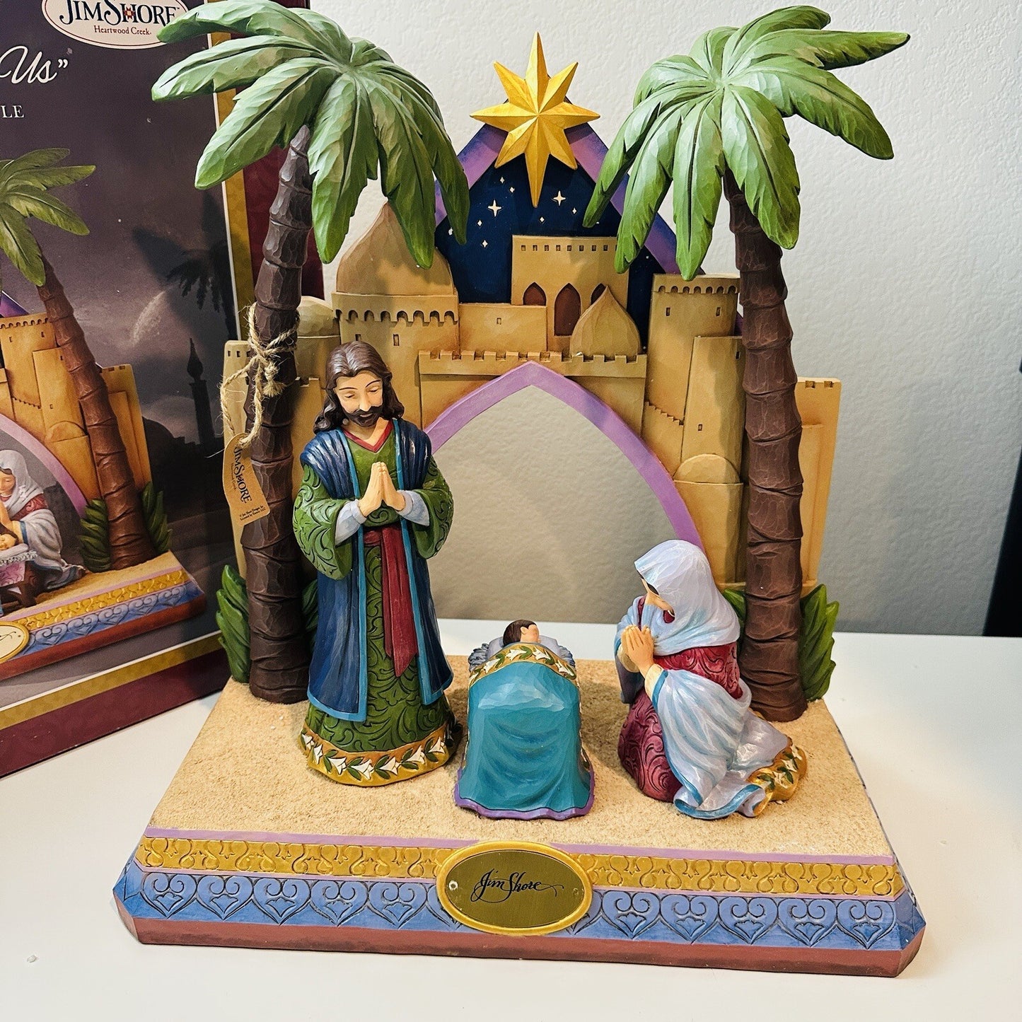 Large Jim Shore A Savior Before Us 500/750 Christmas Nativity Limited Edition