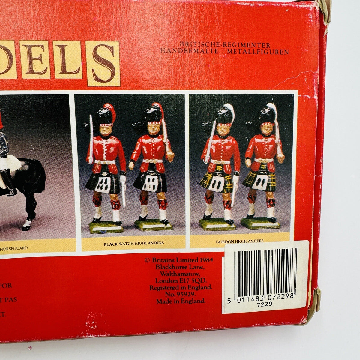 Vintage Britains Metal Models Mounted Lifeguard Hand Painted 1984 Toys