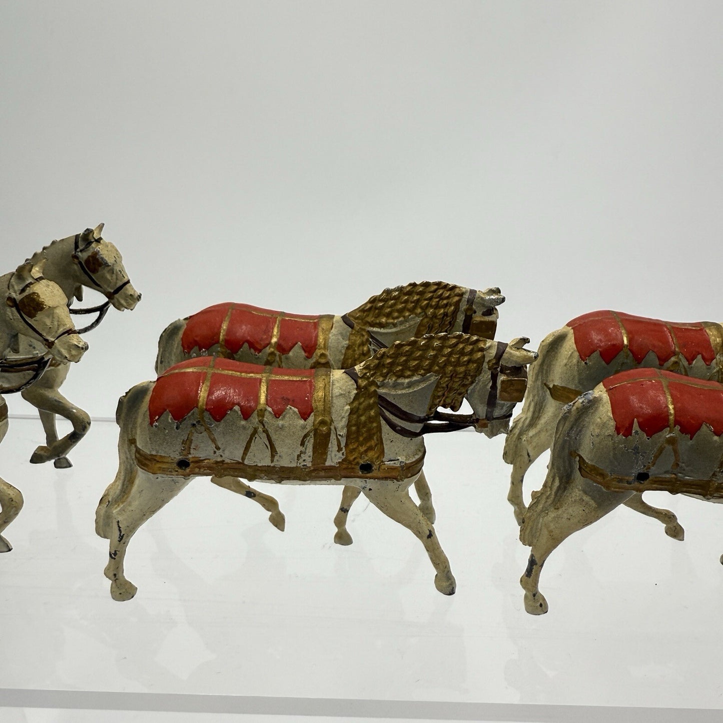 Britains LTD QUEEN ELIZABETH CORONATION 1953 England Metal Horses Set of 8