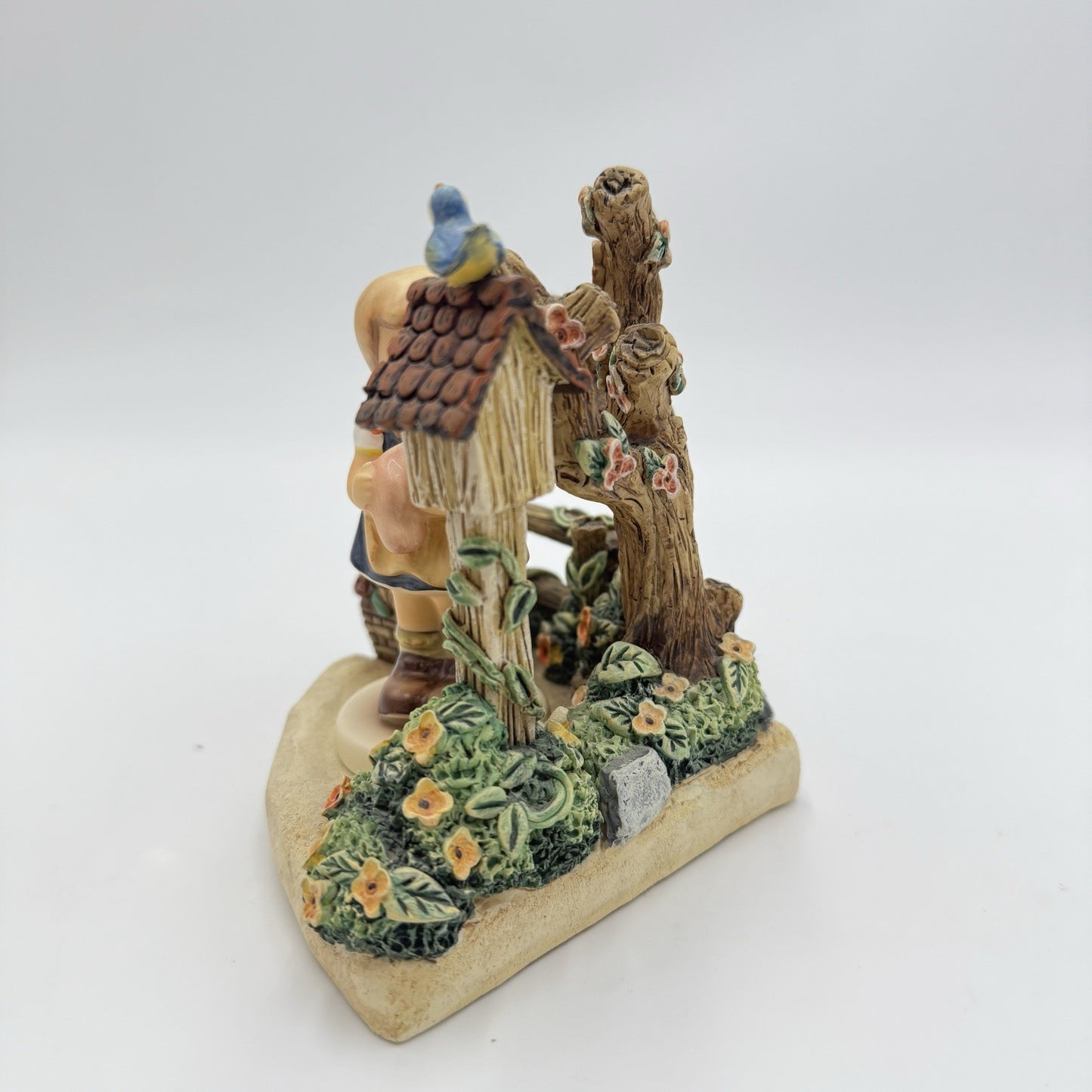 Goebel Springtime Splendor #115-D Hummel Figurine Girl pig 5in Germany Porcelain