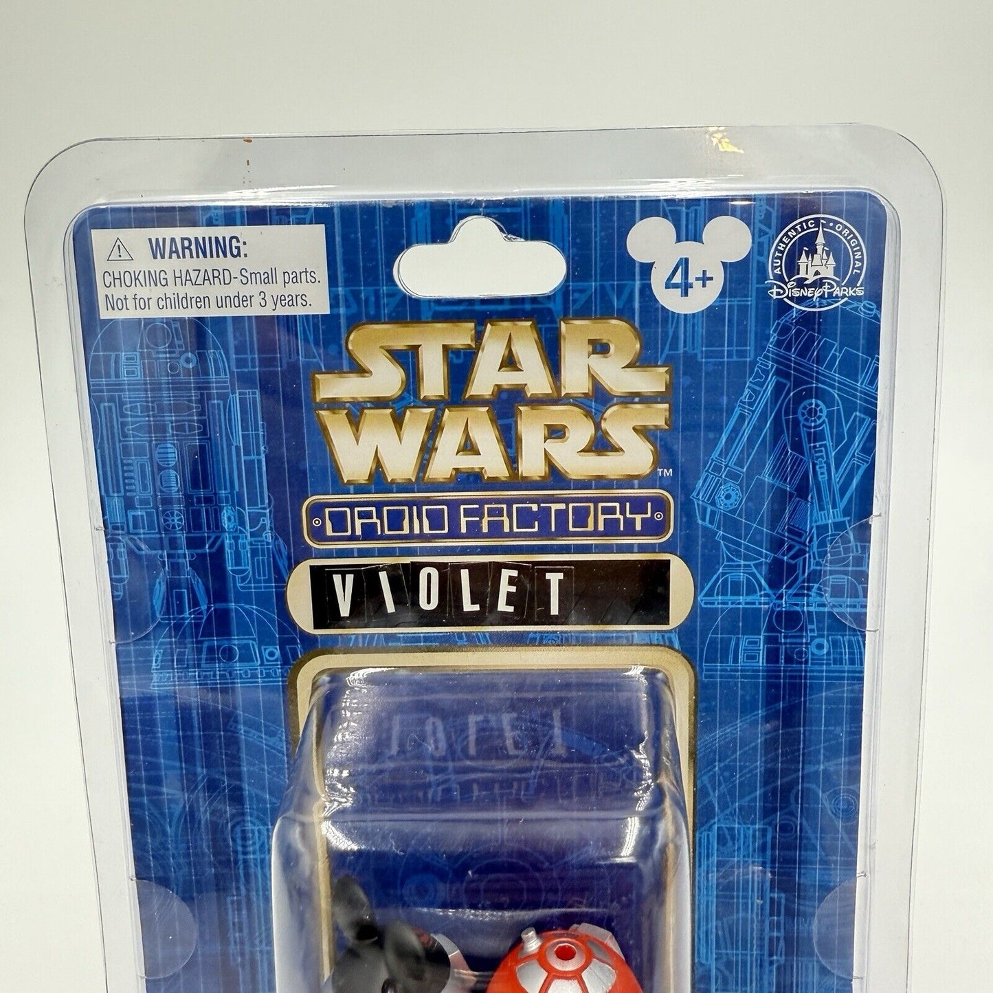 Rare Disney Parks Star Wars 2 Factory Droid VIOLET Sealed