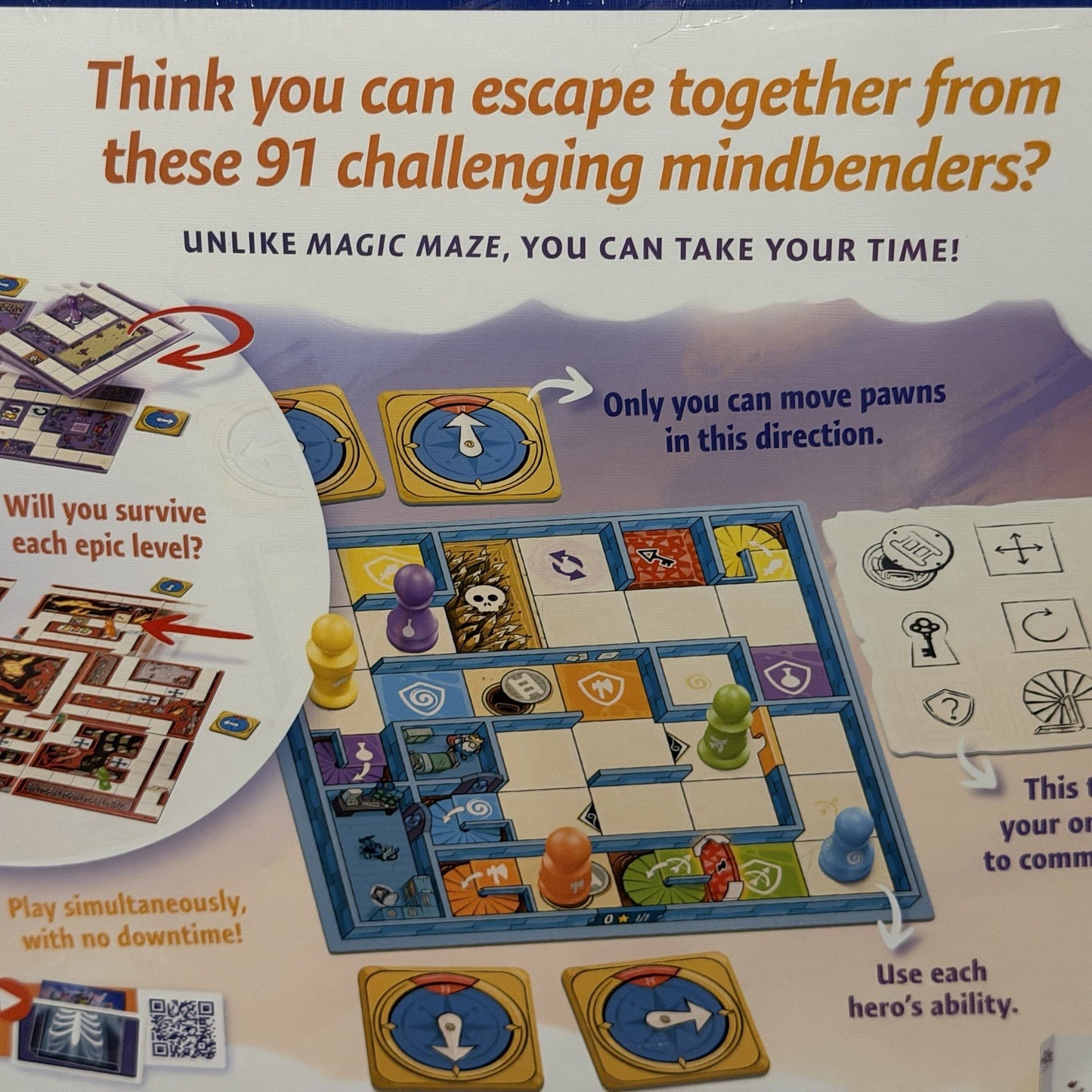 Magic Maze Tower - Sit Down! Standalone Cooperative Game Sealed
