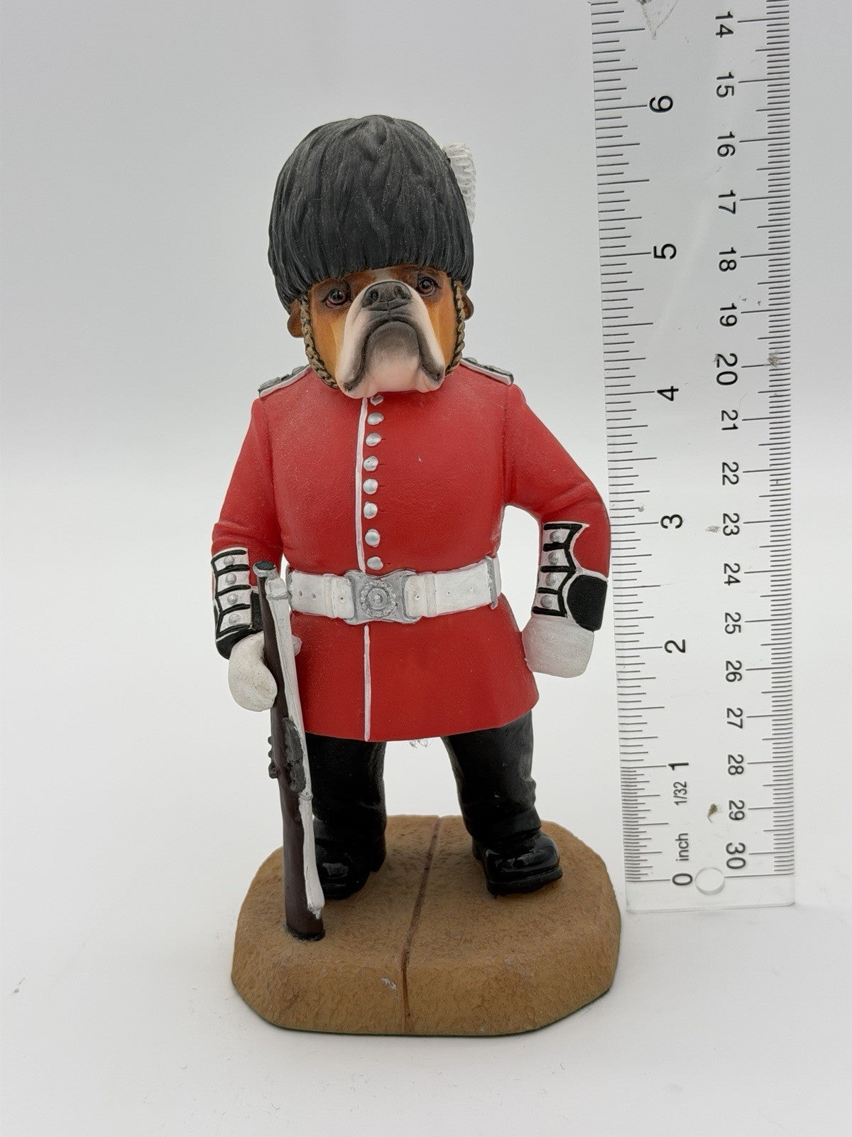 Robert Harrop Doggie People Bulldog Guardsman DP179 Rare British Figurine