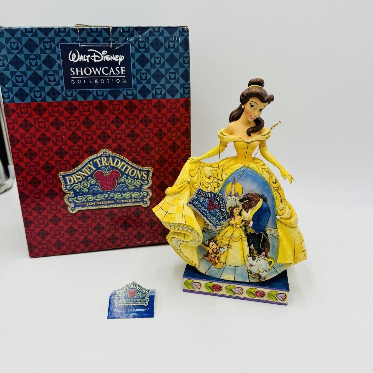 Jim Shore Beauty & the Beast Belle Moonlit Enchantment Walt Disney Showcase Box