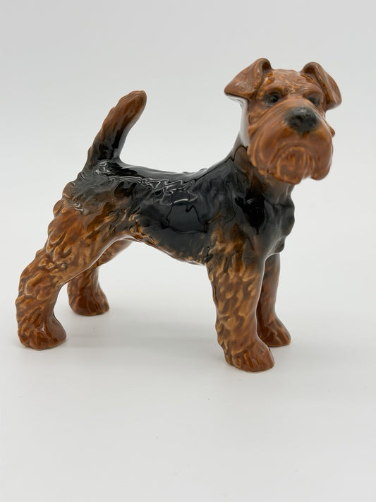 Goebel Germany Porcelain Scottish Terrier Dog 4” Dog Painted Figurine Vintage