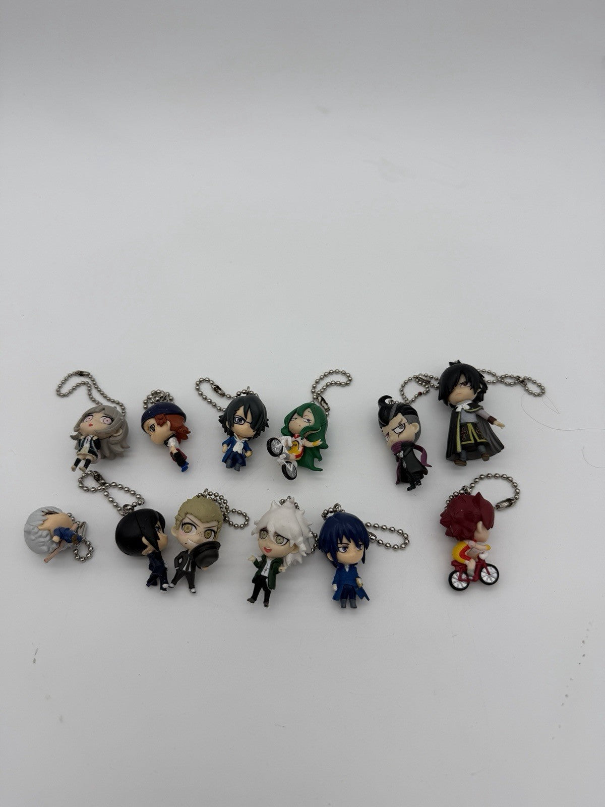Bandai Takara Tomy Arts Fairy Tail Anime Swing Mascot Keychain Figurines Lot 11
