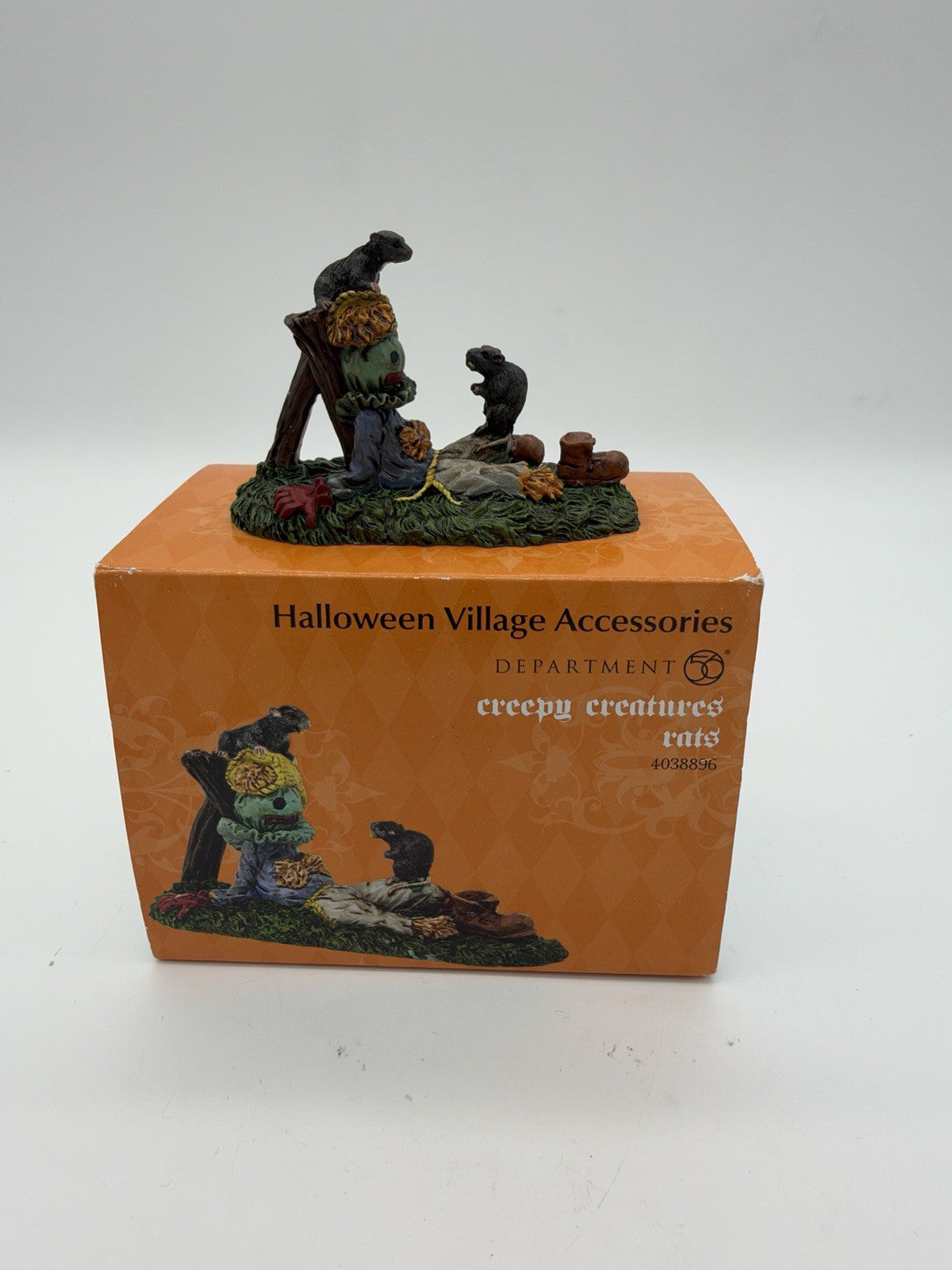 Department 56 Halloween accessory creepy creatures Rats Figurine 2”x3” Boxed