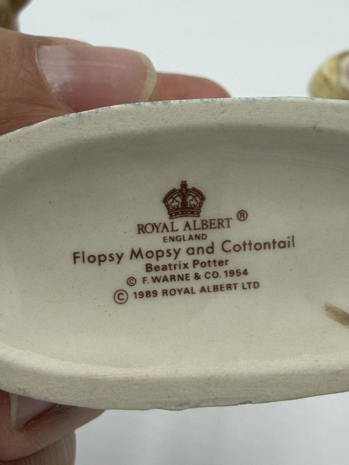 Royal Albert /beswick England Porcelain Beatrix Potter Figurines Rabbit Figurine