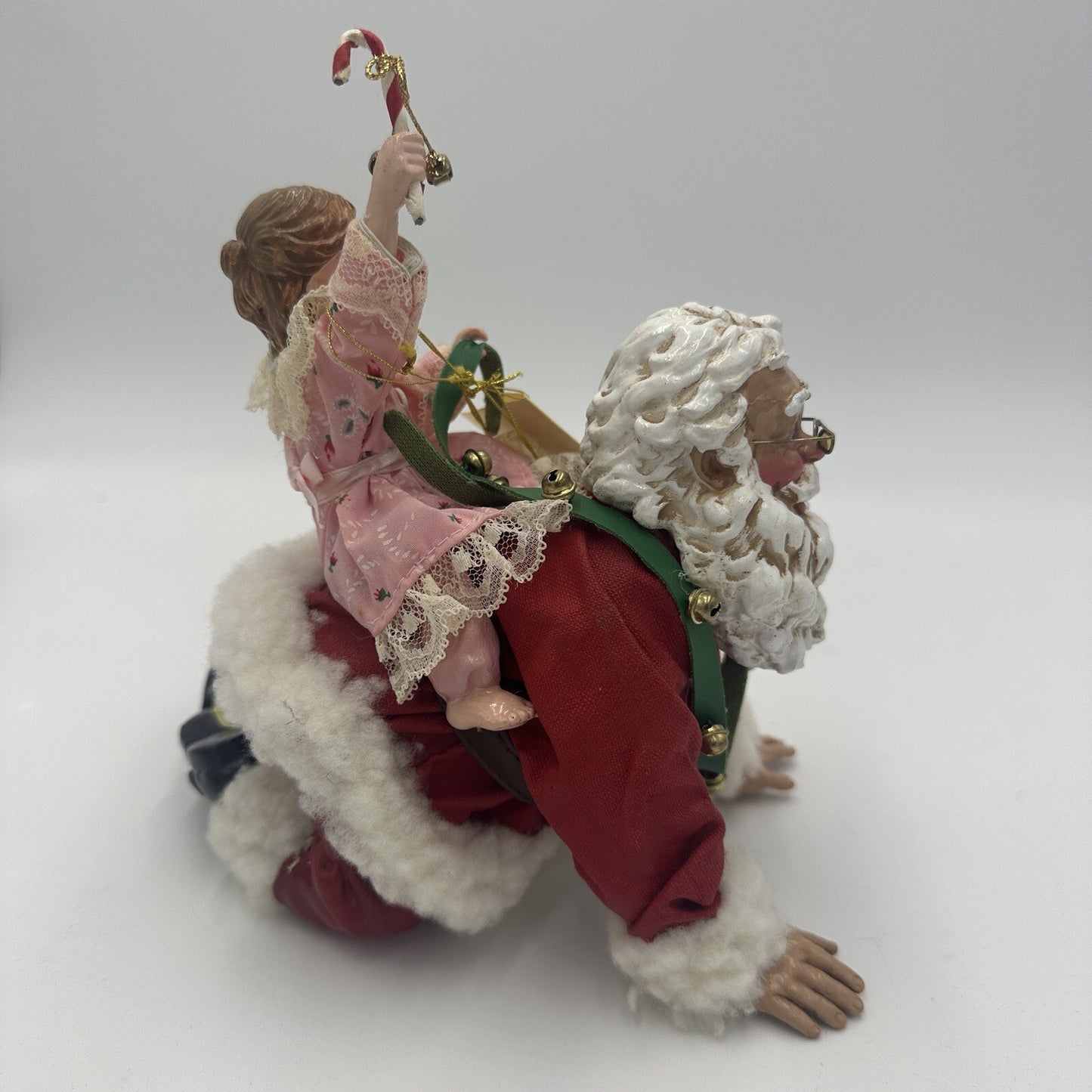 Kurt Adler Grandpa Santa Piggy Back Marjorie Rothberg Figurine Limited Edition