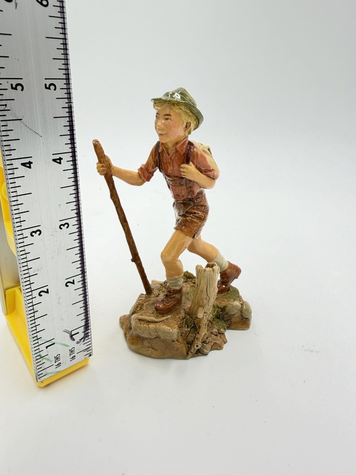 Franklin Mint 1977 Children Of The World Fine Pewter Painted Germany Boy Figurin