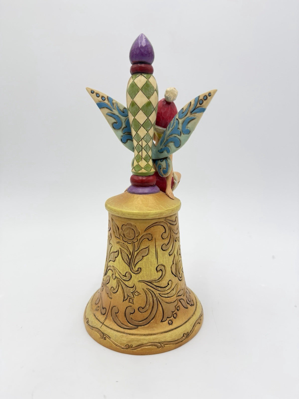 Jim Shore Walt Disney Showcase Tinker Bell Jingle Christmas Sculpture 9.5”H