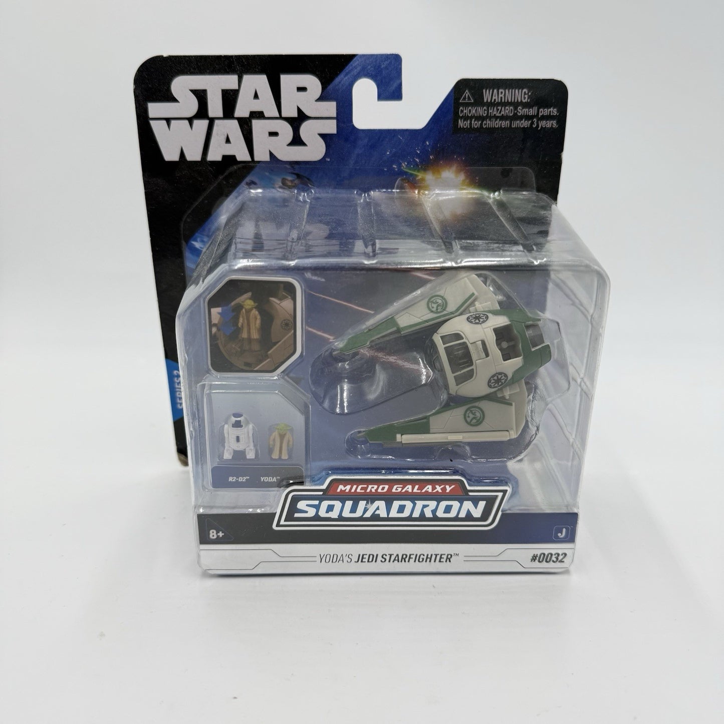Star Wars Micro Galaxy Squadron Yoda's Jedi Starfighter Series 2 #0032 Miniature
