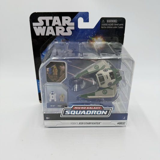 Star Wars Micro Galaxy Squadron Yoda's Jedi Starfighter Series 2 #0032 Miniature