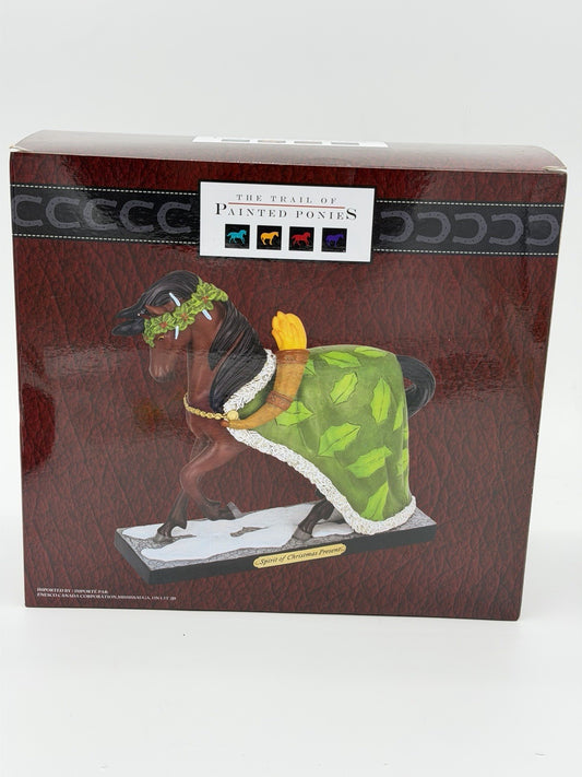 The Trail Of Painted Ponies Spirit Of Christmas Present 2022 Horse Figurine