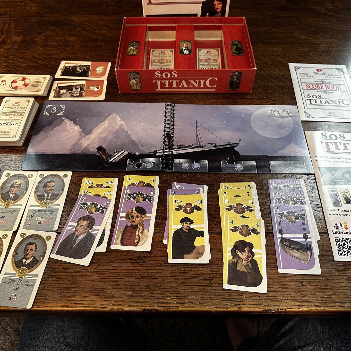 Ludonaute S.O.S. Titanic Board Game Personal Autograph Bruno Cathala Essen