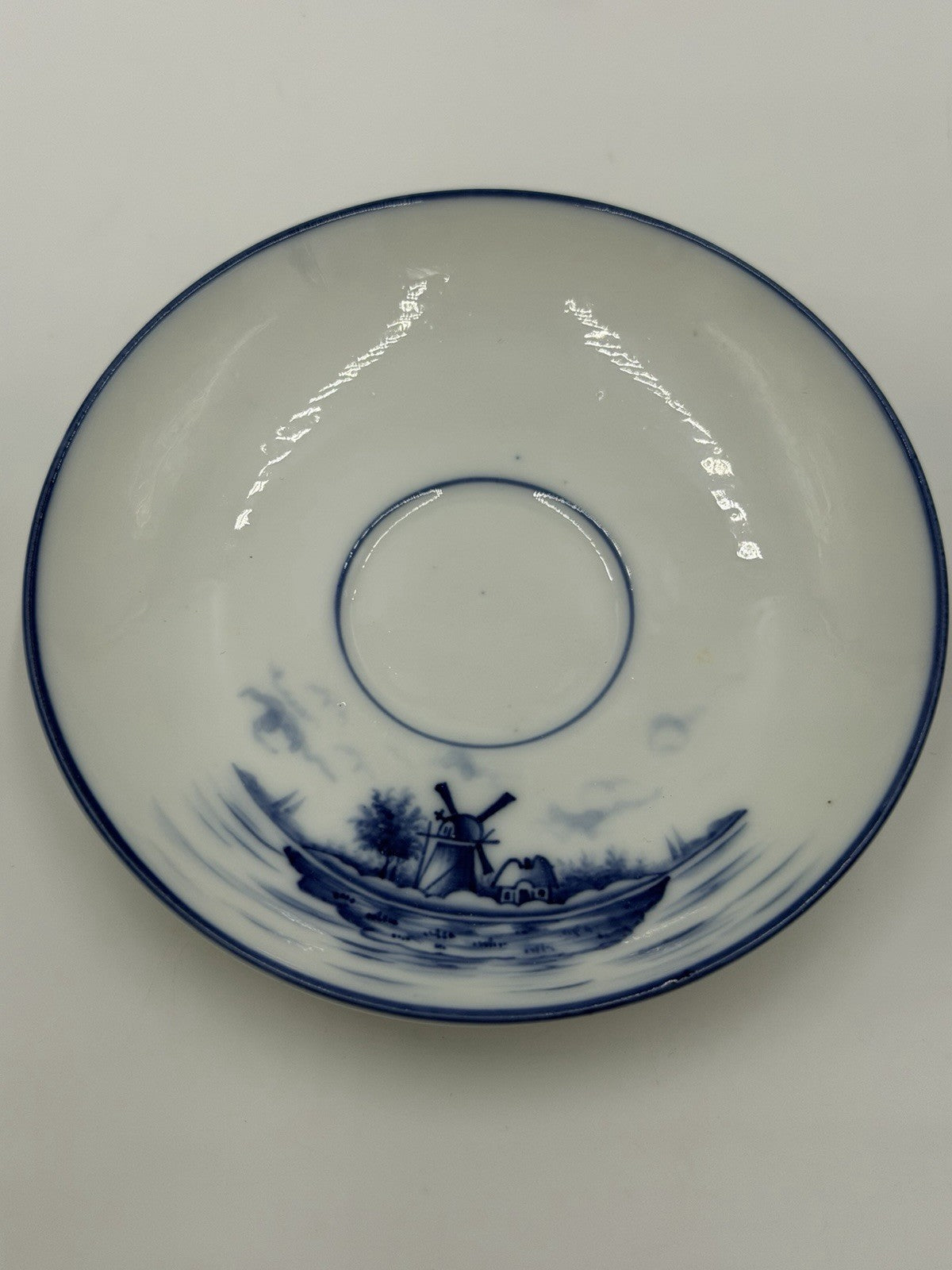 Early 1900’s S.S. Hartwell Gloucester Mass Germany Porcelain Demitasse Set Blue