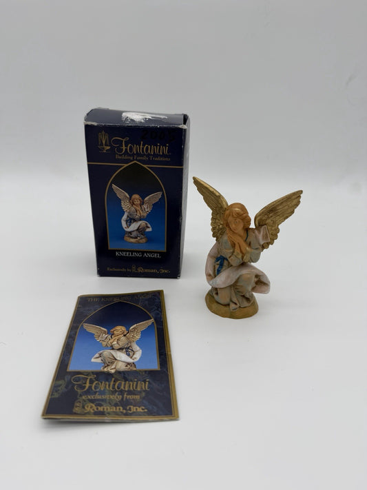 Fontanini Italy Heirloom Nativity The Kneeling Angel 4” Vintage Figurine