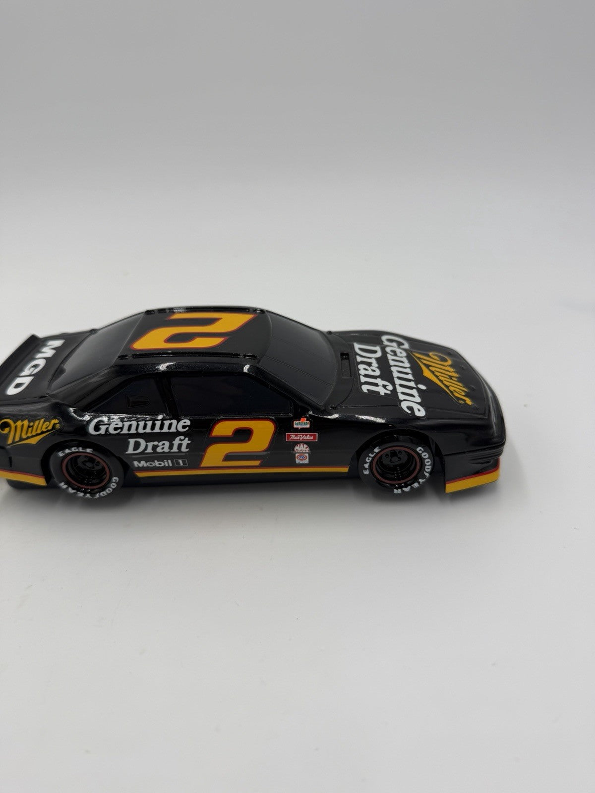 Miller Genuine Draft NASCAR BEER Tap Handle Racing Car MGD