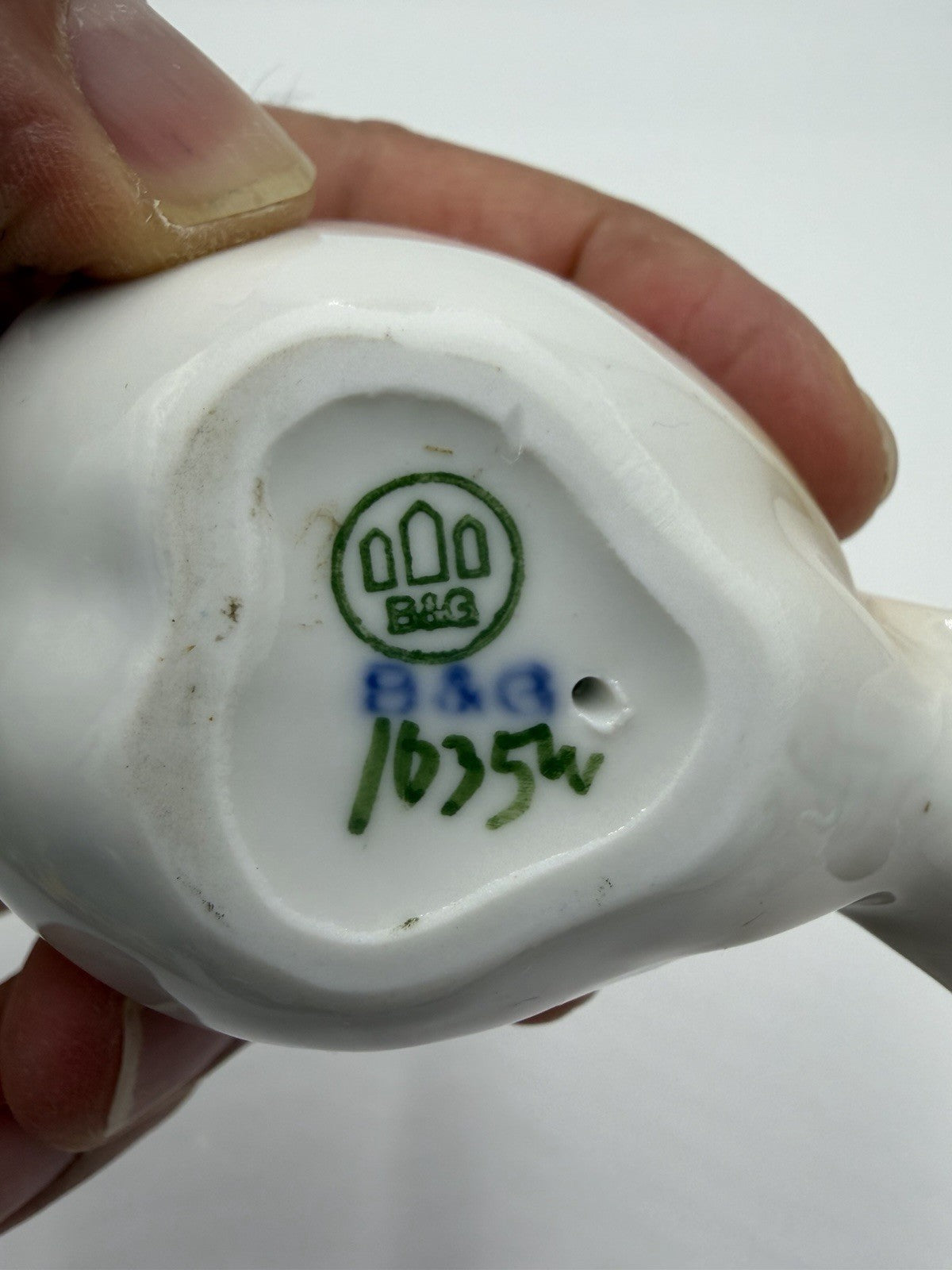 Bing & Grondahl Denmark Porcelain Pessimist & Optimist Titmouse Bird Figurines