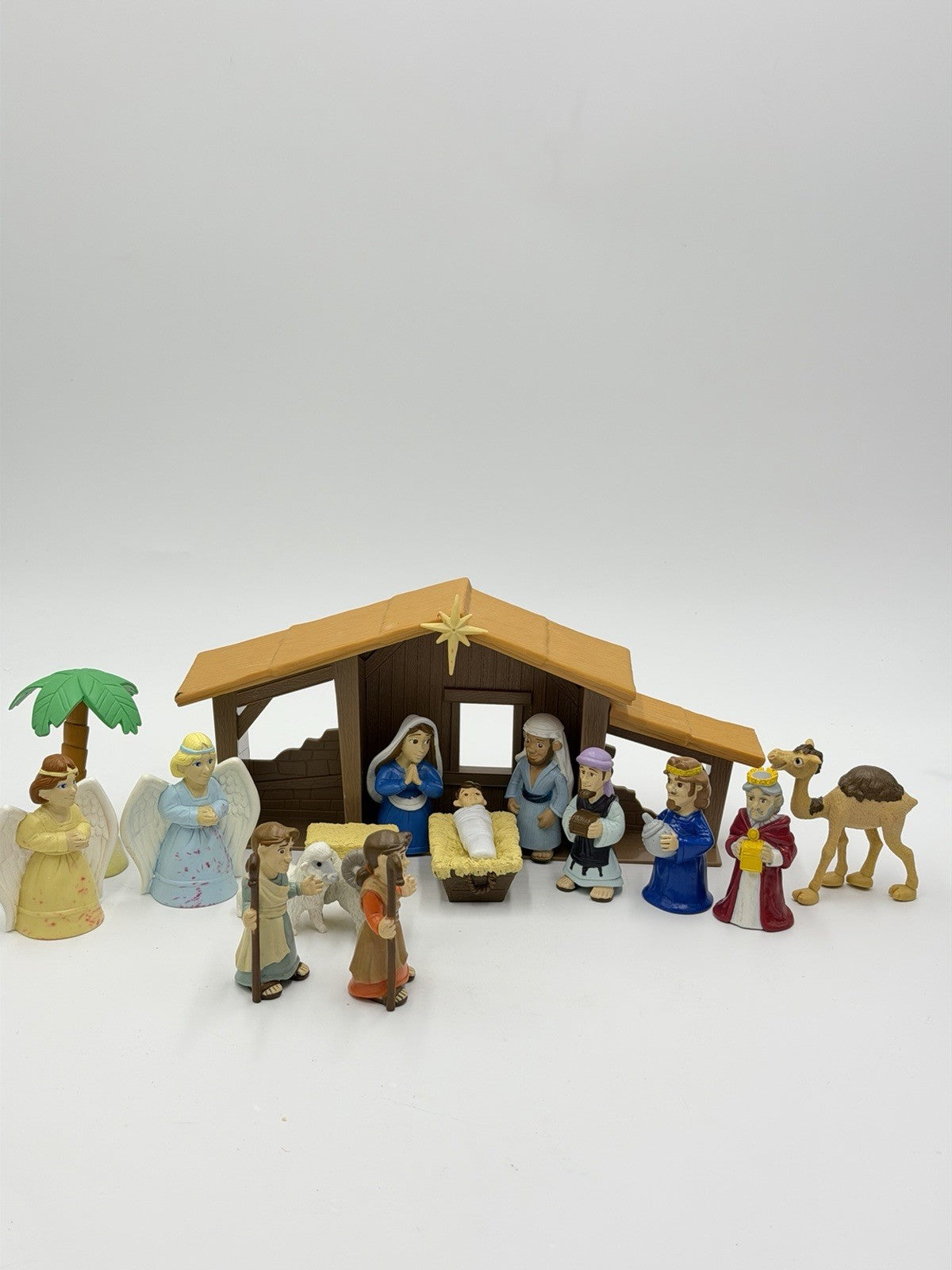 Tales Of Glory Children’s Christmas Nativity Play Set Figurines Lot Of 17 Pieces