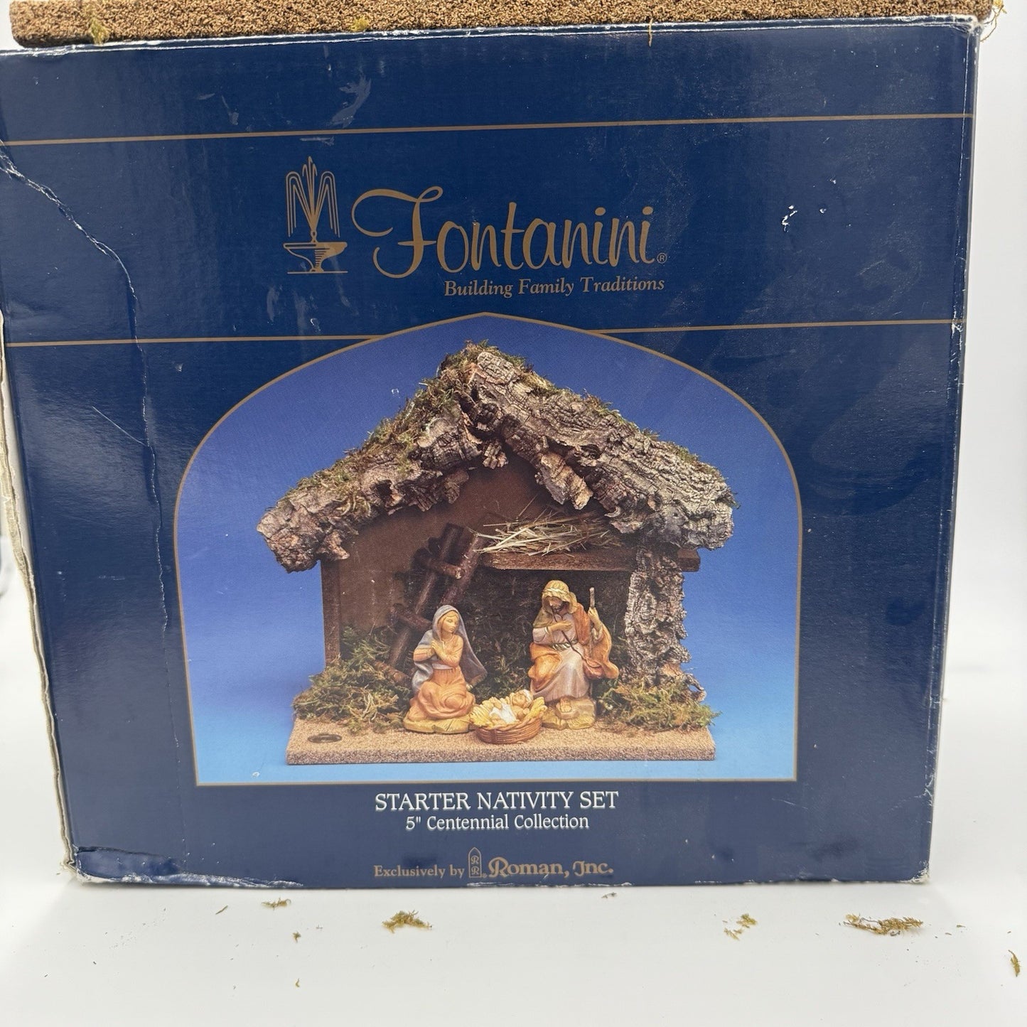 FONTANINI Italy NATIVITY SCENE 5pc Centennial Collection 5” W/box