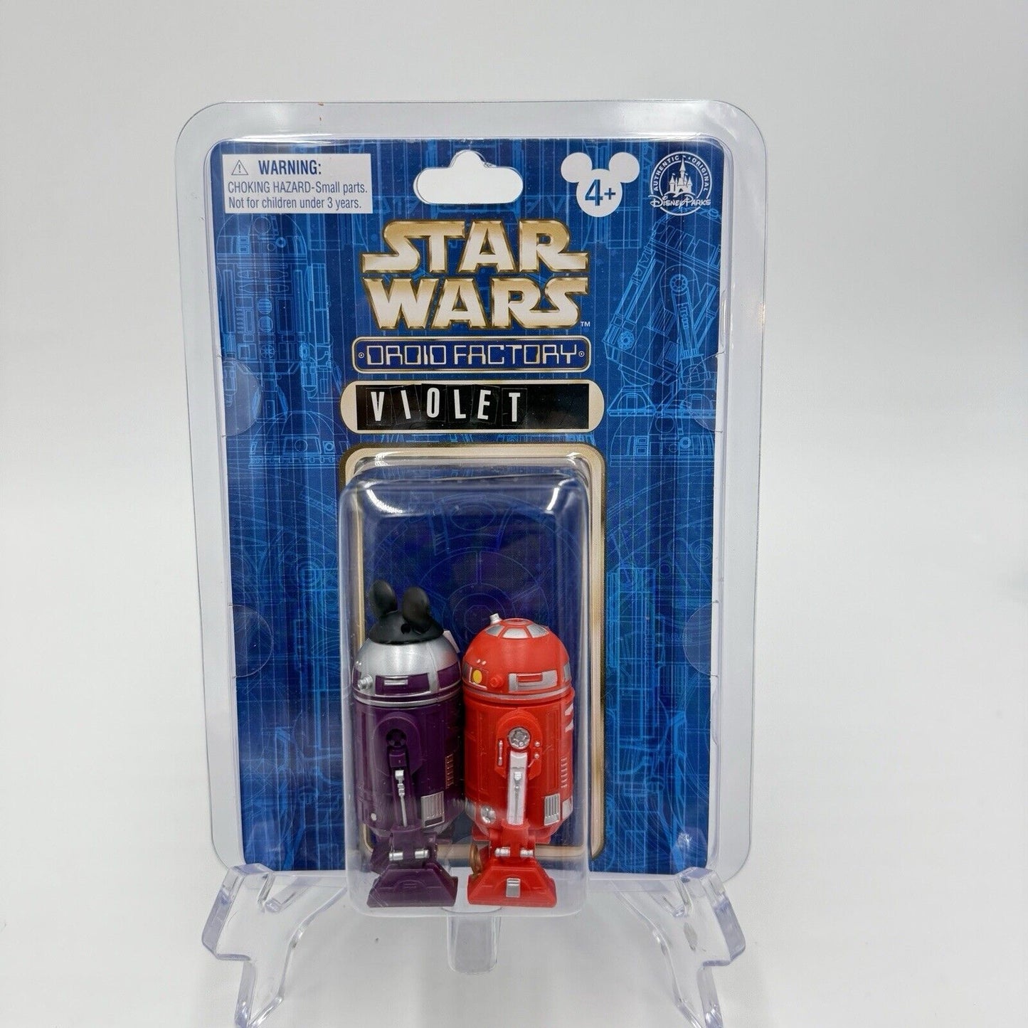 Rare Disney Parks Star Wars 2 Factory Droid VIOLET Sealed