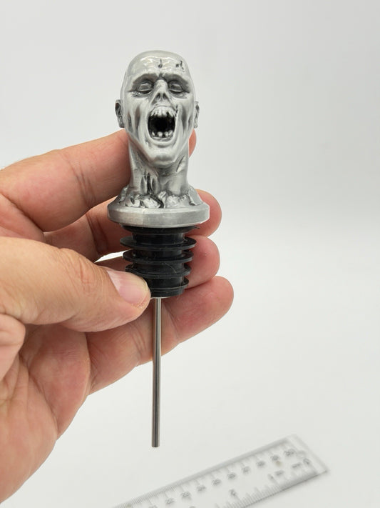 MENAGERIE Zombie Wine Pourer/Aerator Stainless Steel silicone rubber fitting