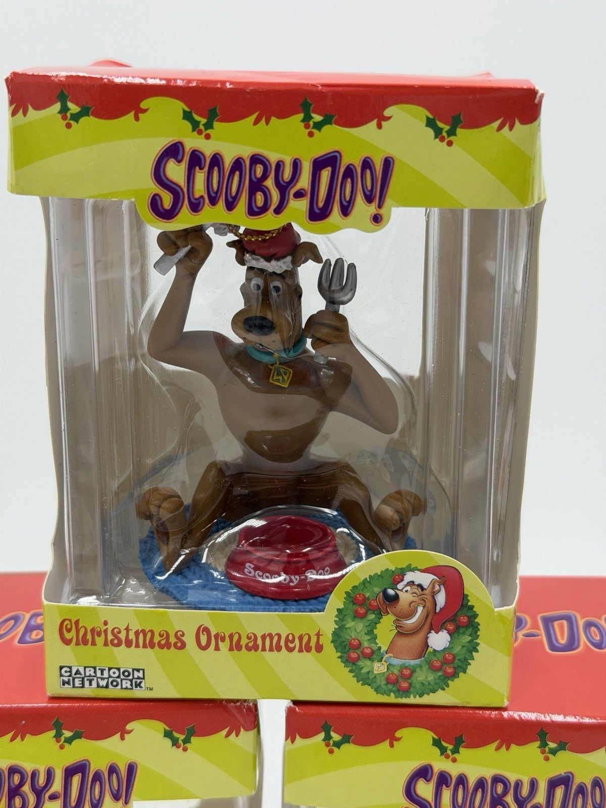 Scooby Doo Christmas Ornament Set Of 3 Cartoon Network  Vintage