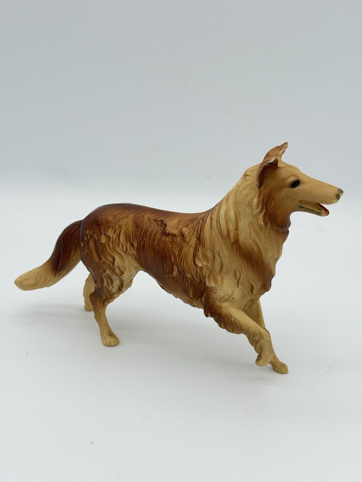 Breyer Lassie dog Collie Vintage 60's Figurine Plastic Model Retired Rare 9x6