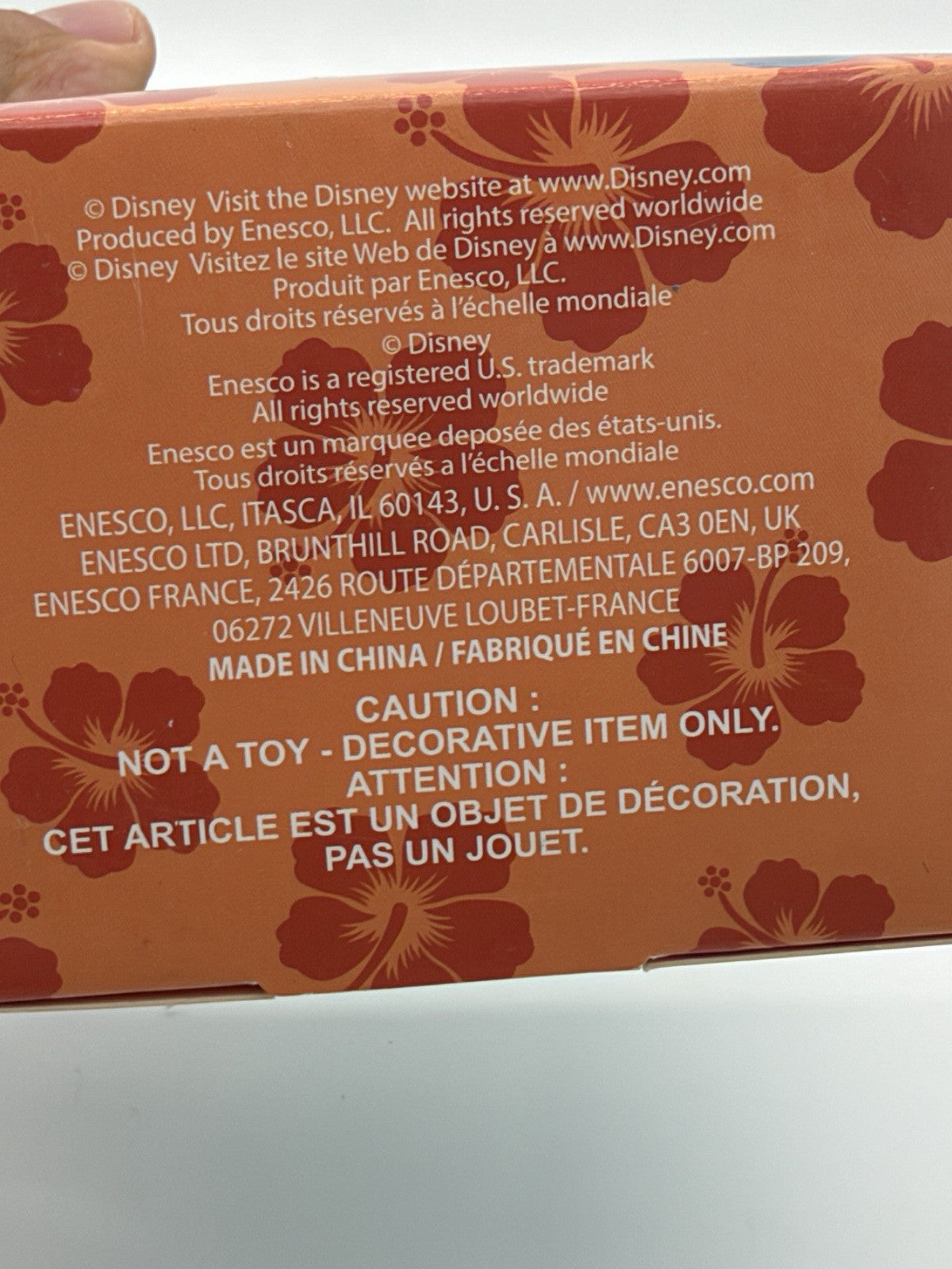 Disney Showcase HUGS Collection STITCH Bouquet Flowers (6002186) Lilo & Stitch