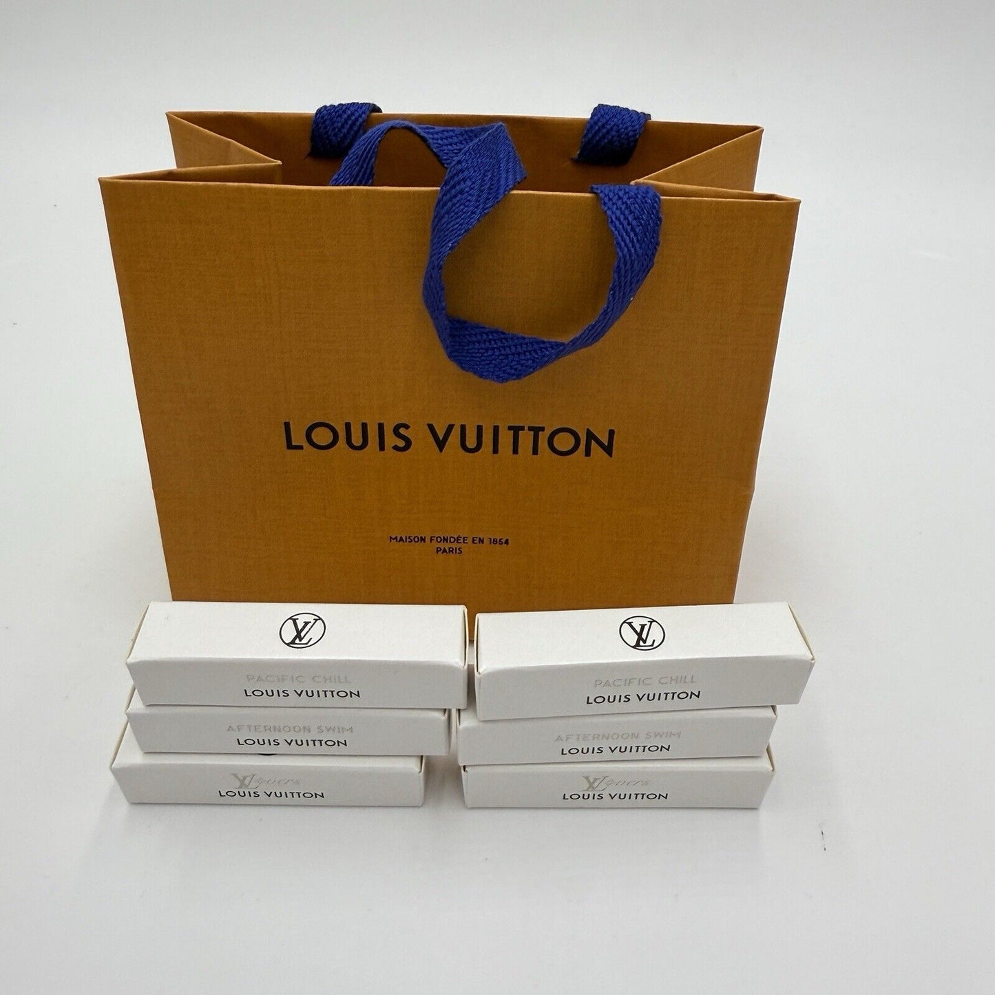 Louis Vuitton Perfume Samples Eau de Parfum 2ml 0.06 FL. OZ 6 Samples Lovers Bag