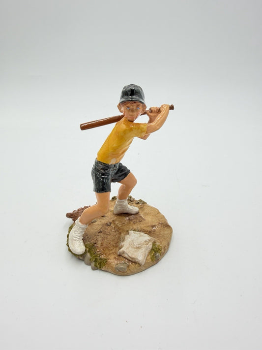 The Franklin Mint Children Of The World Fine Pewter USA Boy Painted Figurine