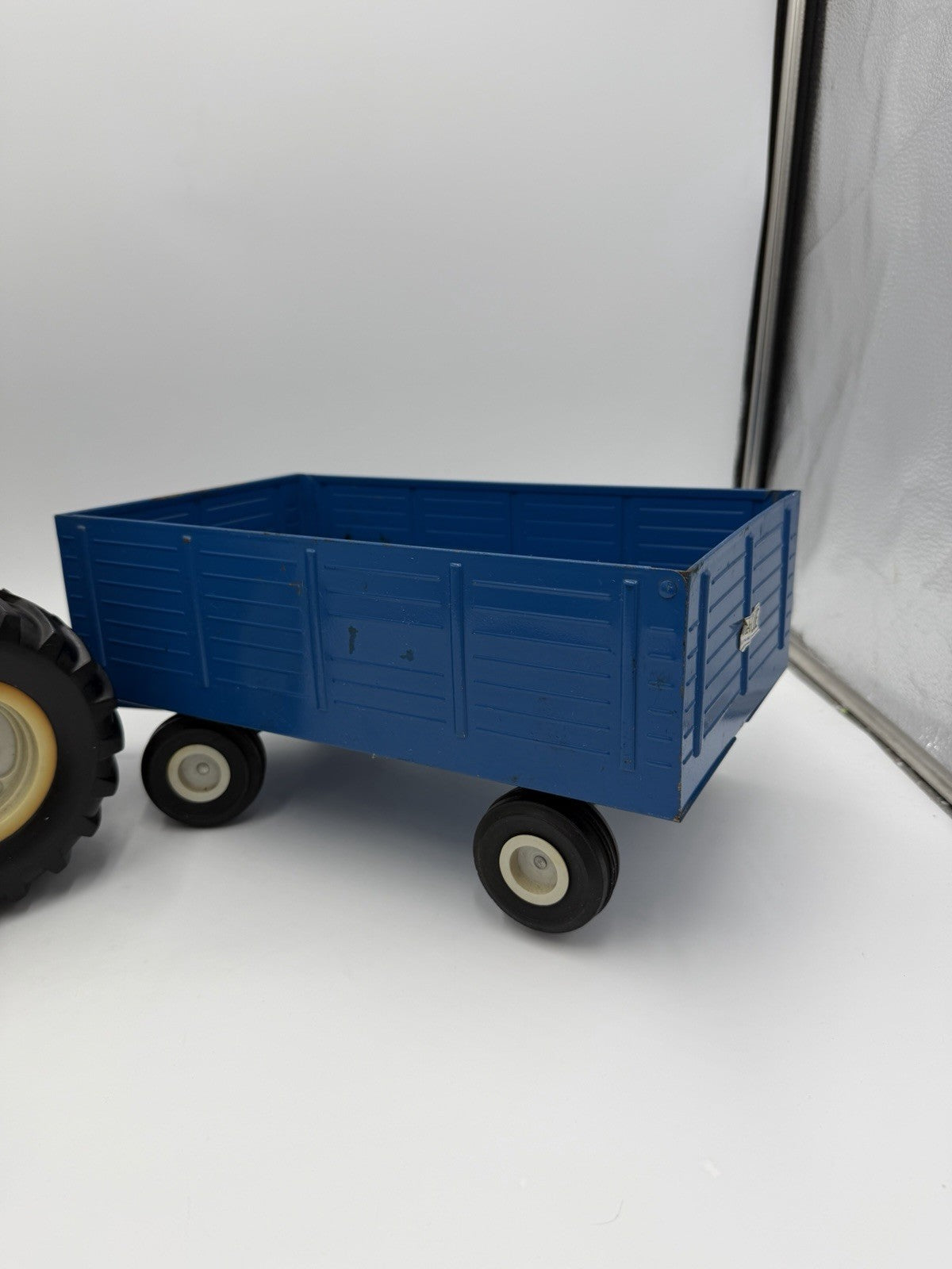 Ertl Ford 9600 Wide Front Duals Cab Die Cast 1:12 Blue Toy Tractor Diecast Vtg