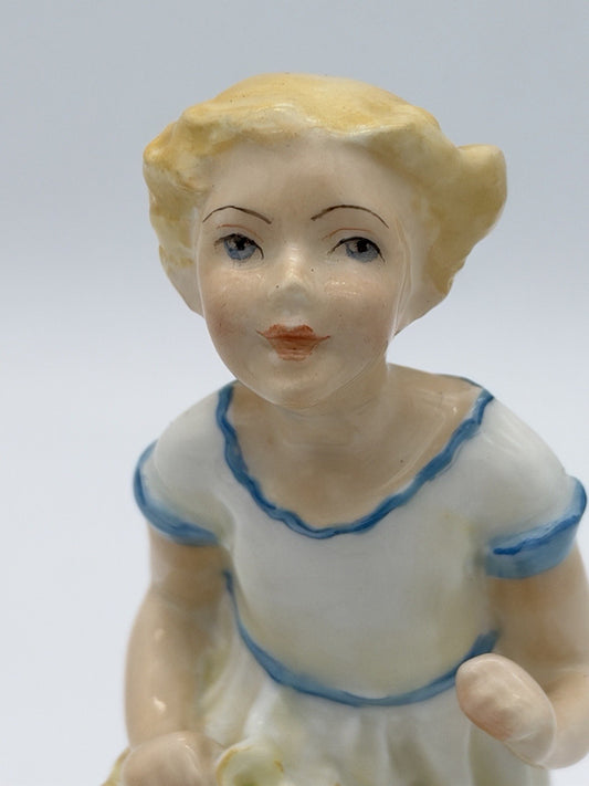 Royal Worcester porcelain figurine The First Cuckoo No. 3082 By F. Doughty Rare
