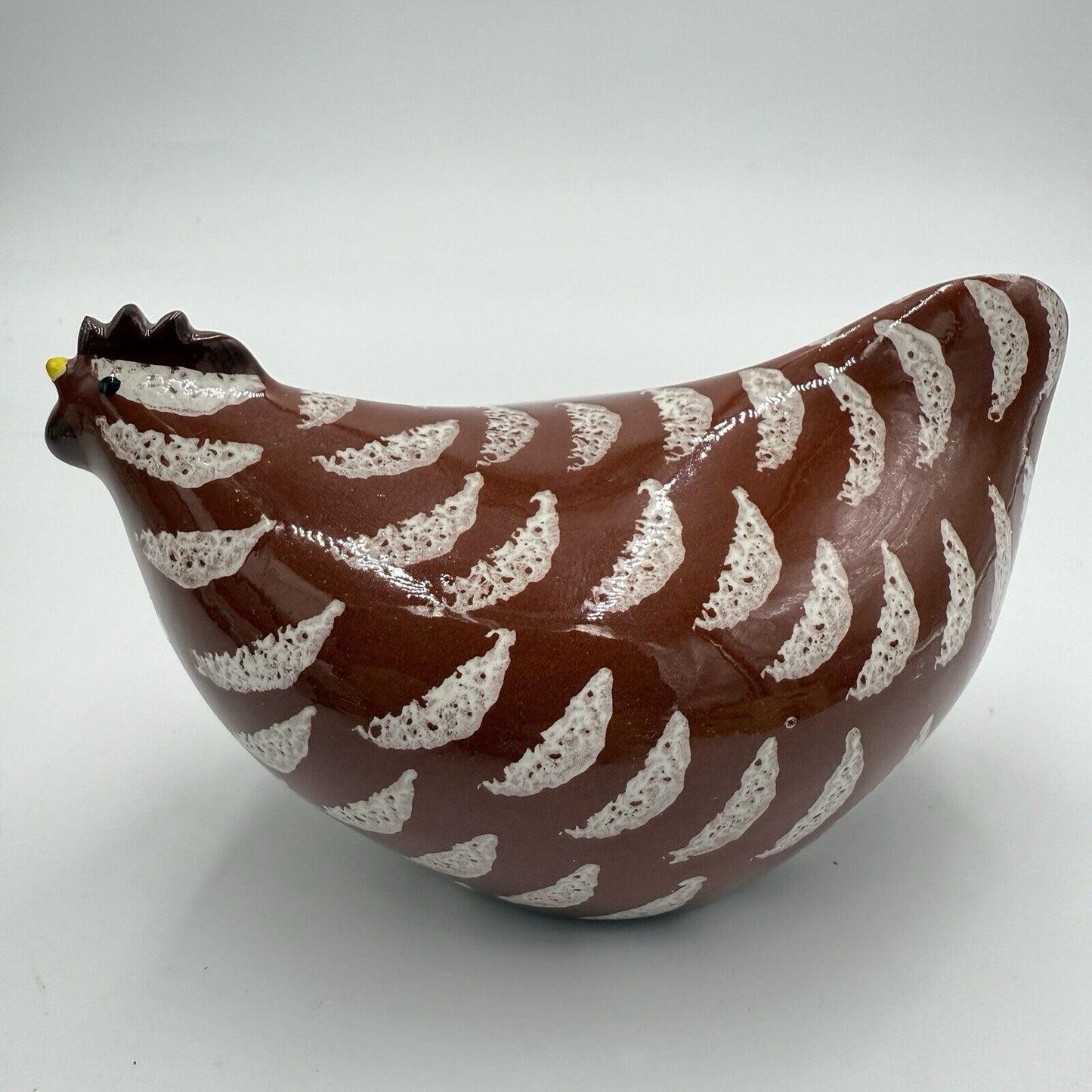 La Poulette France Heidi Caillard Ceramic Hen Chicken Figurine Art Pottery