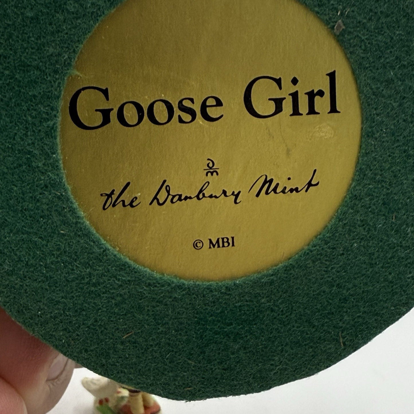 The Danbury Mint Goose Girl Hummel Goebel Miniature 292-P Figurines