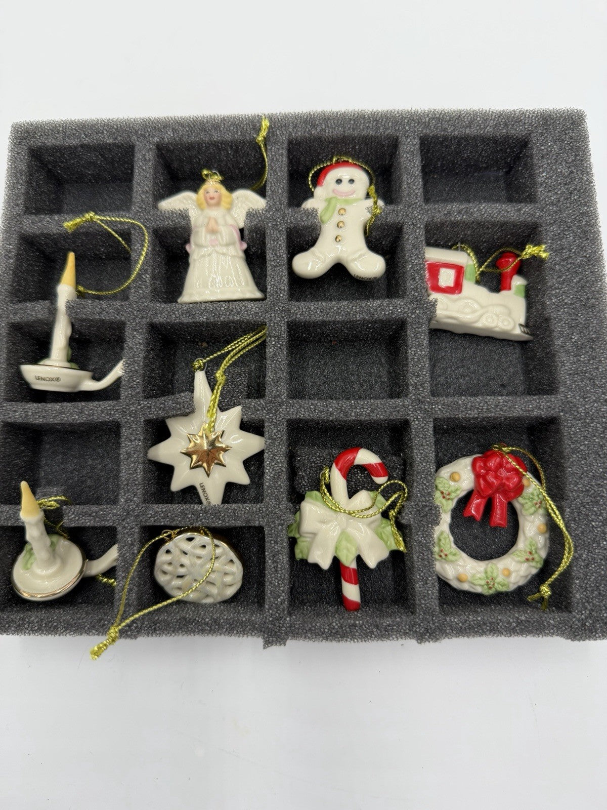 Lenox Winter Delights Miniature Ornaments 9 Ornaments Porcelain Christmas
