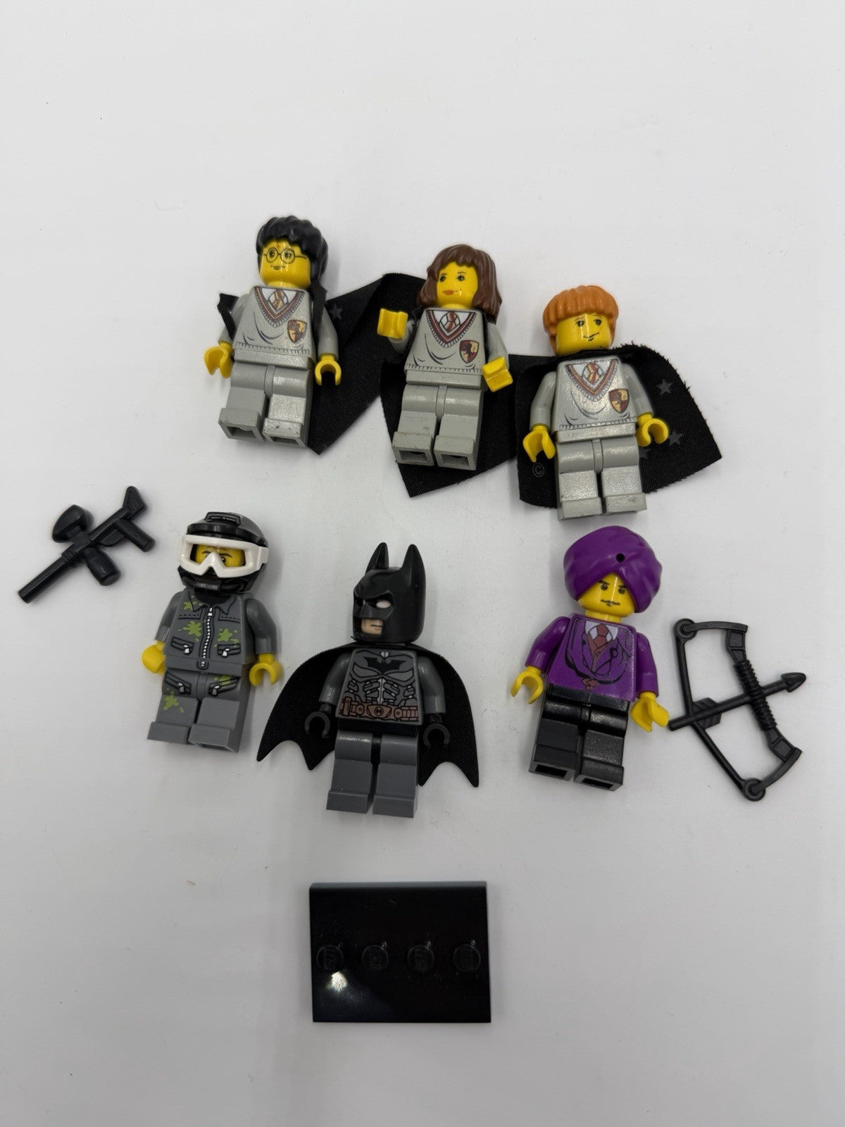 Lego Minifigures Lot 6 Action Figurines Harry Potter Batman Paint Ball