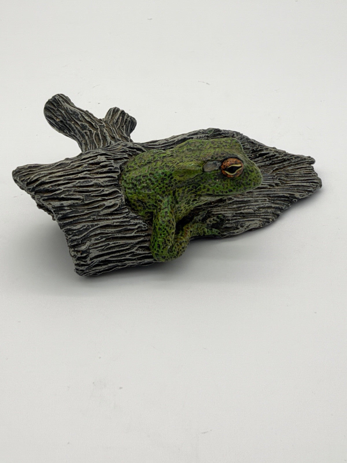 Vintage Studio Art Frog Painted Figurine Signed Oliphant 1991