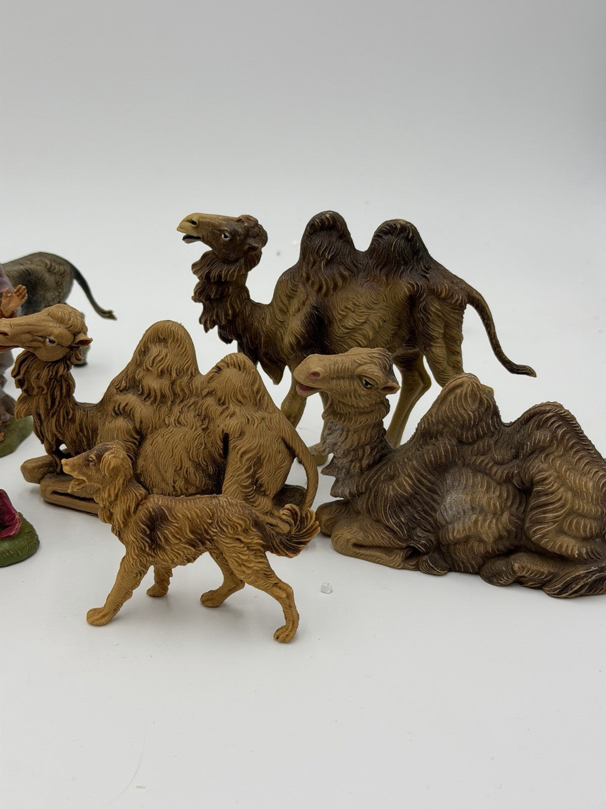 Vintage Depose Italy PVC Nativity Set 22 Pieces Mary Joseph Jesus Wise Men