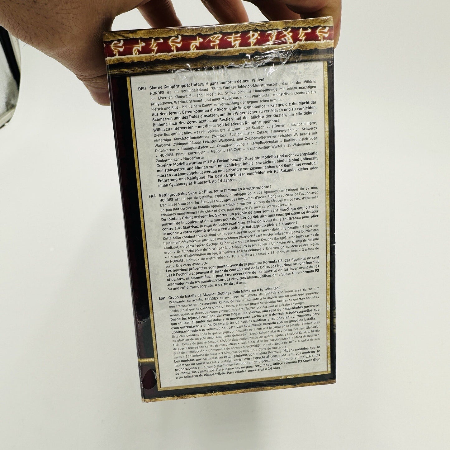 Hordes Skorne Miniatures Kit Battlegroup Starter Box Mk III 5 Figurines Plastic