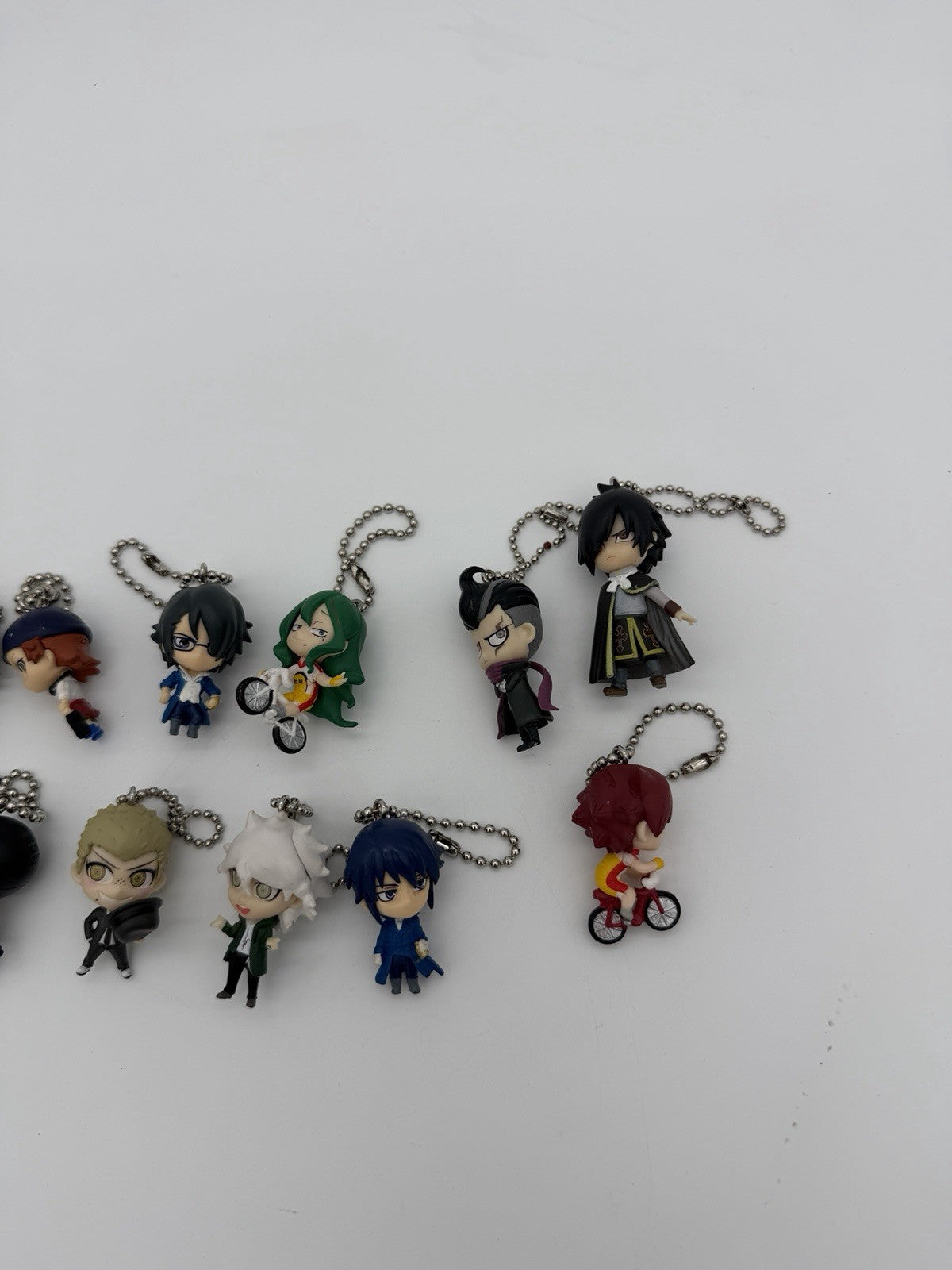 Bandai Takara Tomy Arts Fairy Tail Anime Swing Mascot Keychain Figurines Lot 11