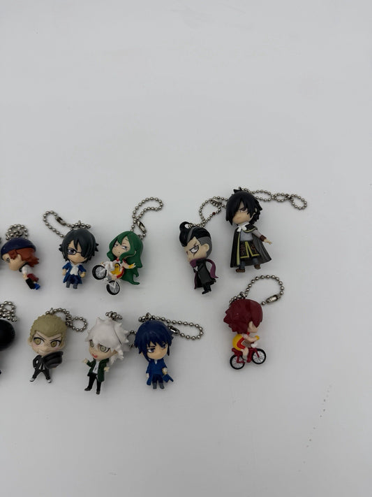 Bandai Takara Tomy Arts Fairy Tail Anime Swing Mascot Keychain Figurines Lot 11