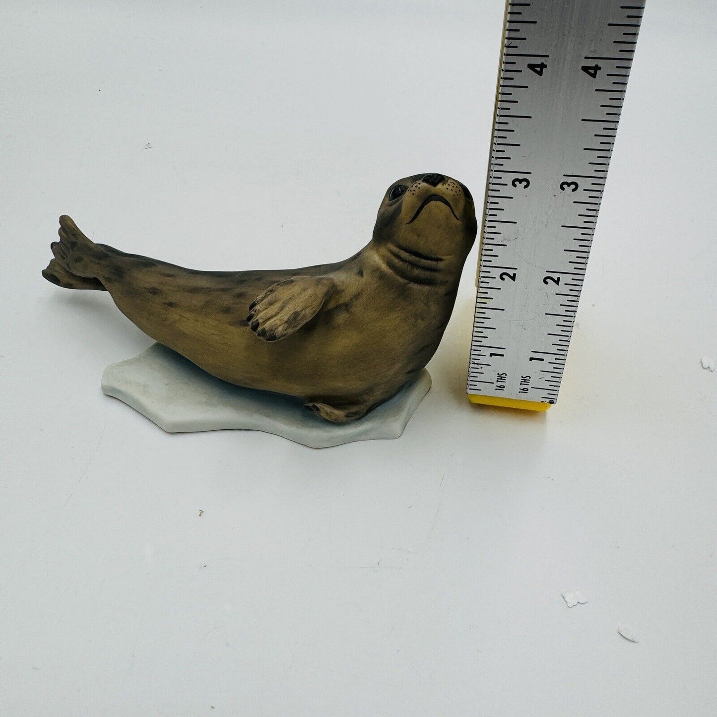KAISER Germany Porcelain RECLINING SEAL Bisque W. GAWANTKA #604 Figurine