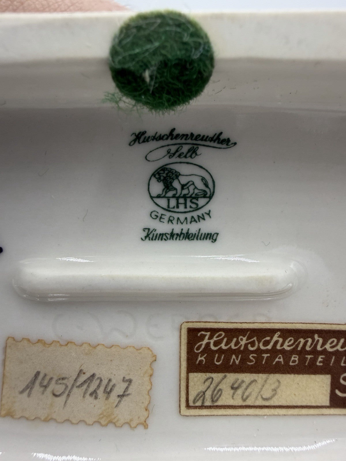 Hutschenreuther Germany Porcelain LIPIZZANER HORSE & RIDER FIGURINE 145/1247