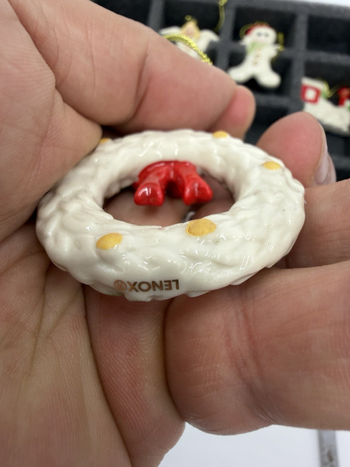 Lenox Winter Delights Miniature Ornaments 9 Ornaments Porcelain Christmas