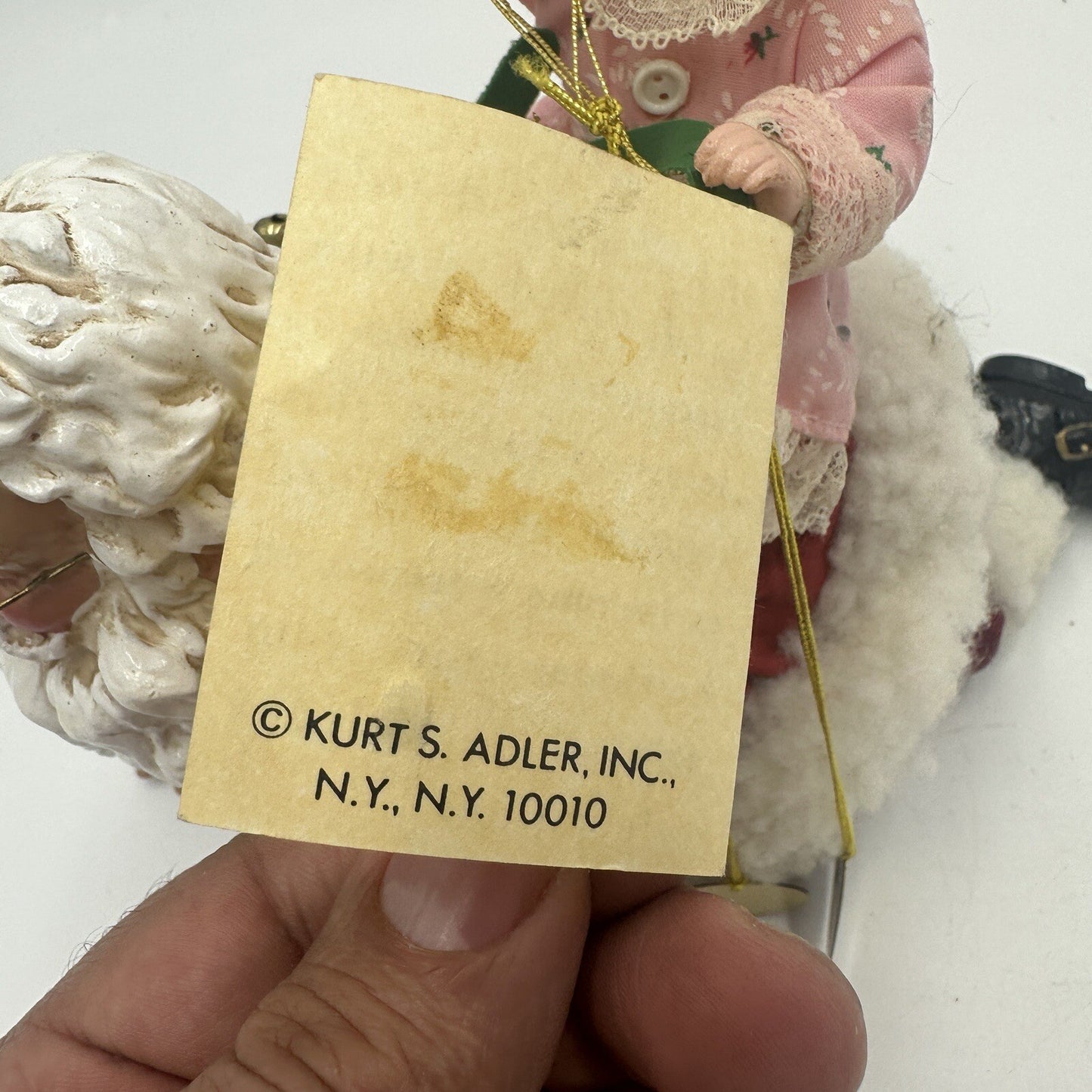 Kurt Adler Grandpa Santa Piggy Back Marjorie Rothberg Figurine Limited Edition